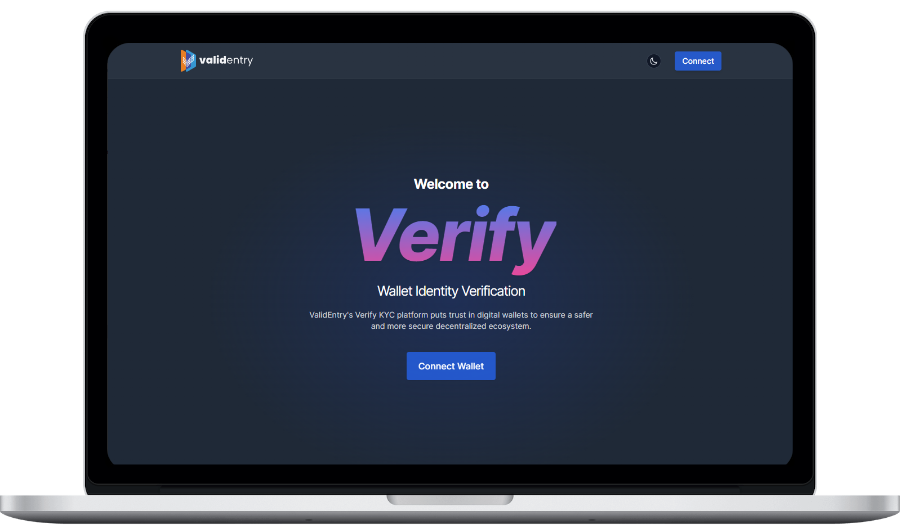 ValidEntry Verify Mockup